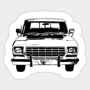 F 150 Ranger Supercab Sketch Art Sticker